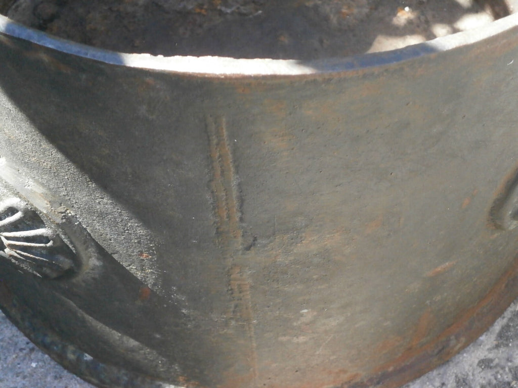 Victorian Regency Style Cast Iron Garden Pot - Antique