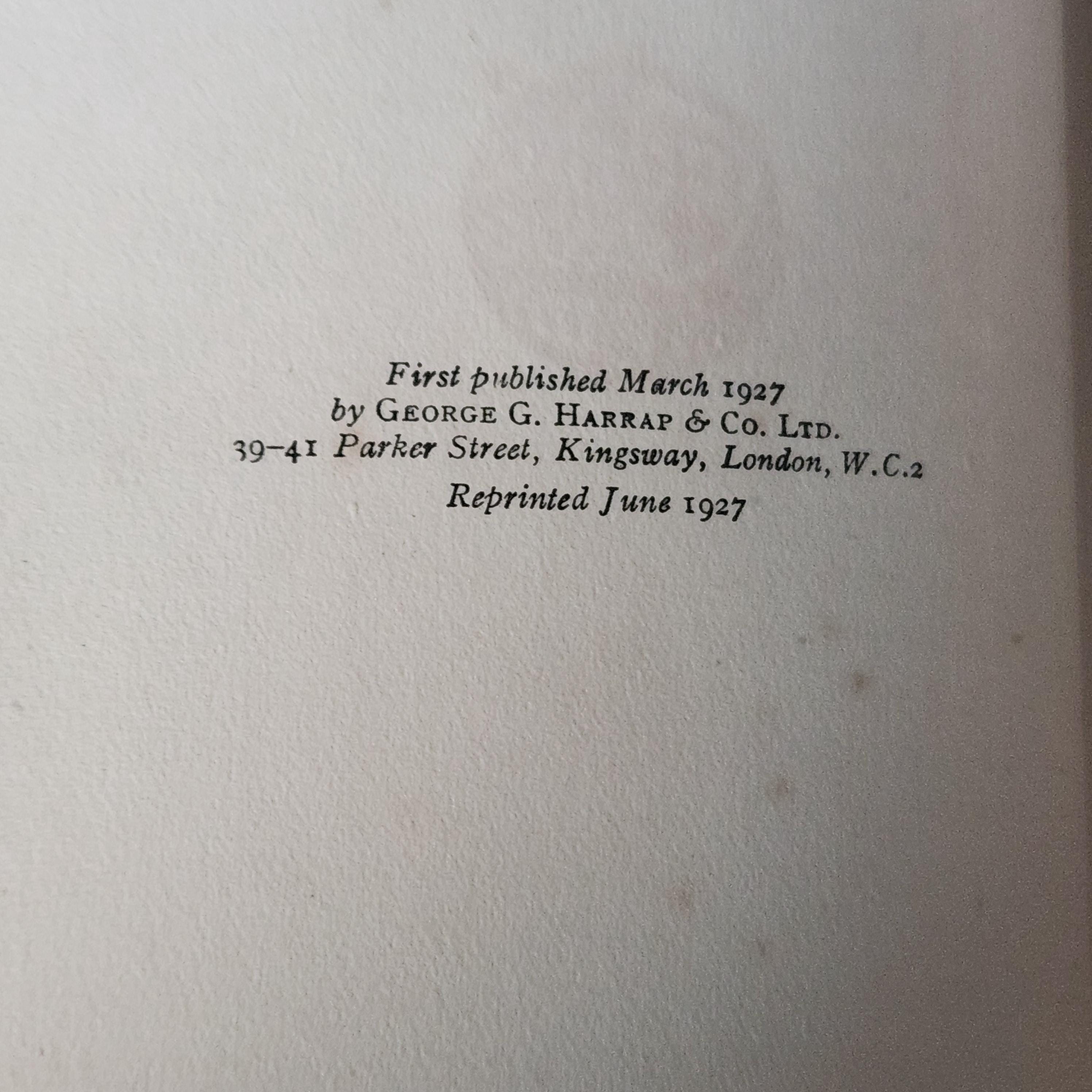 Humour of Today - Selected by F H Pritchard - George G Harrap 1927