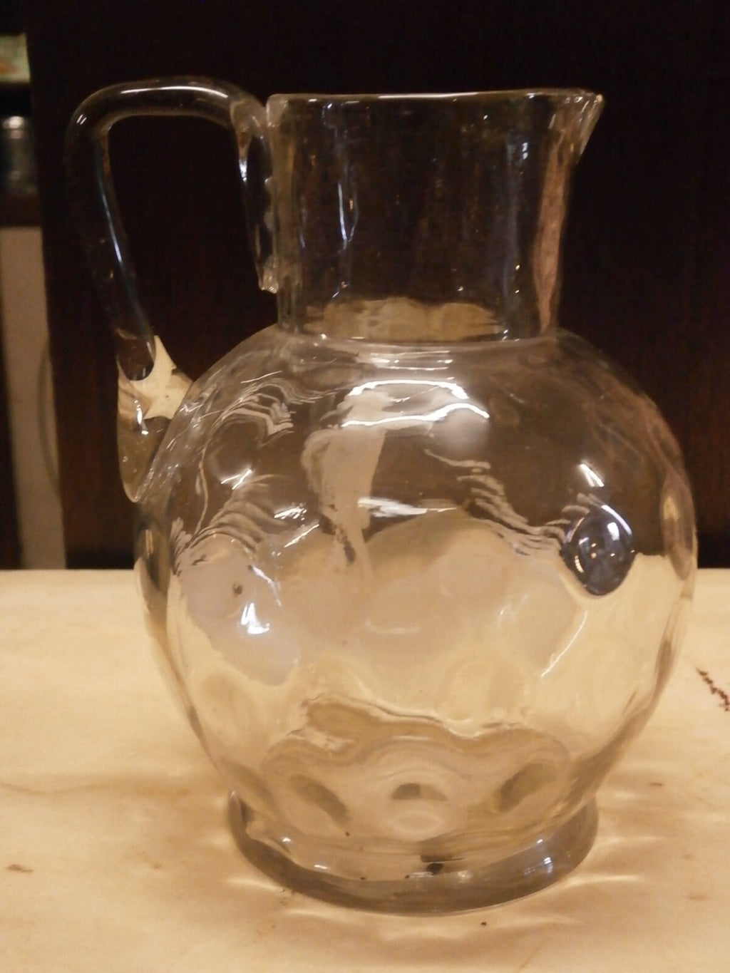 Mary Gregory Glass Jug