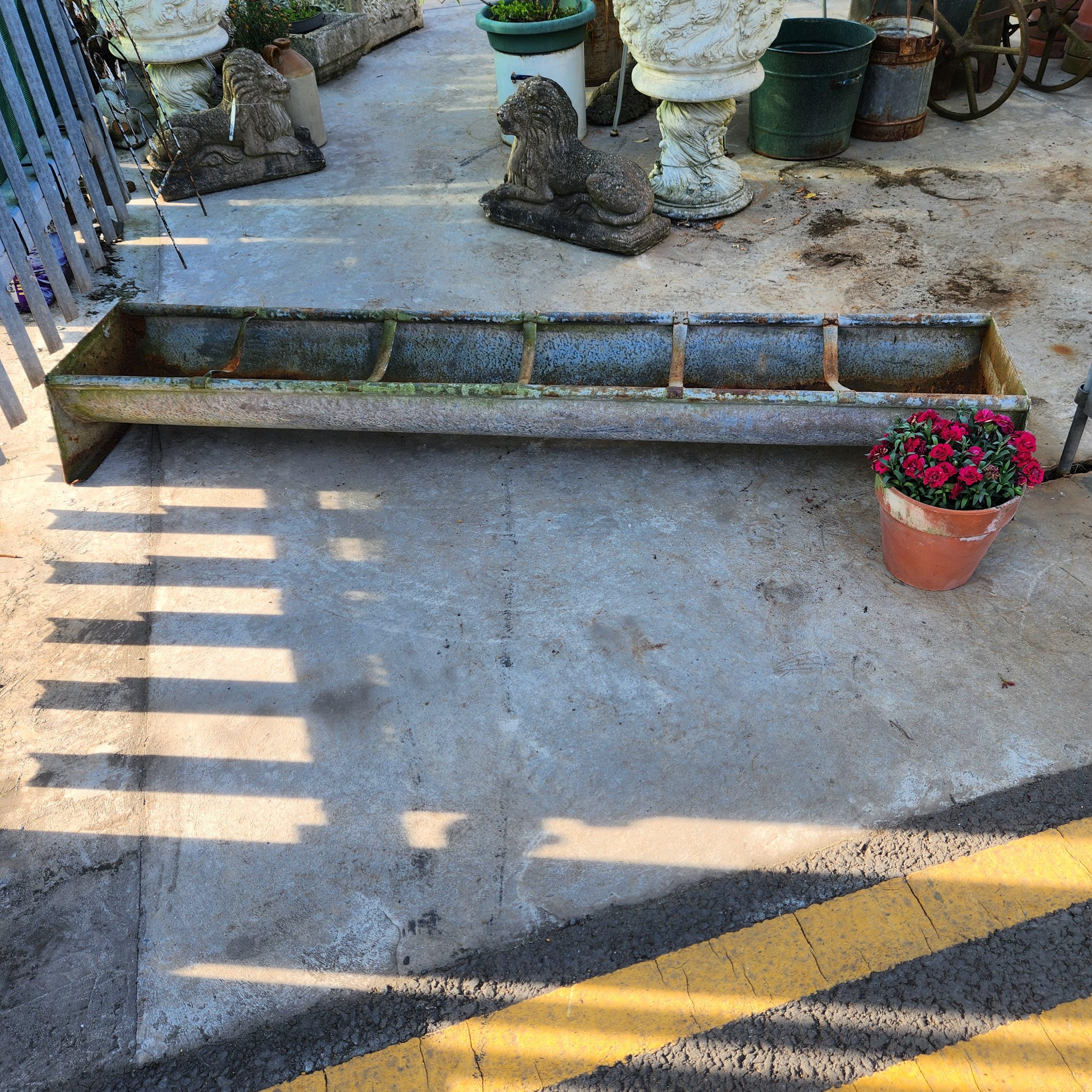 Galvanised Farmyard Animal Feeder