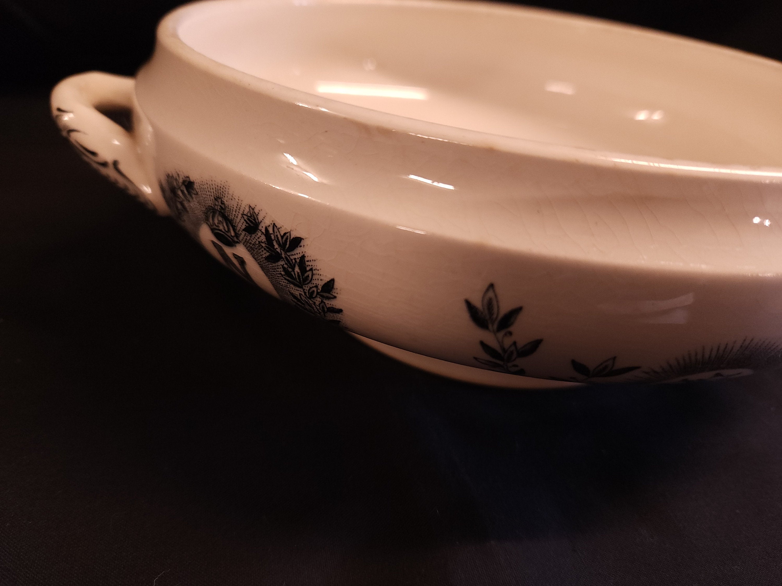 Jean Francios Boch La Louviere Twin Handled Bowl