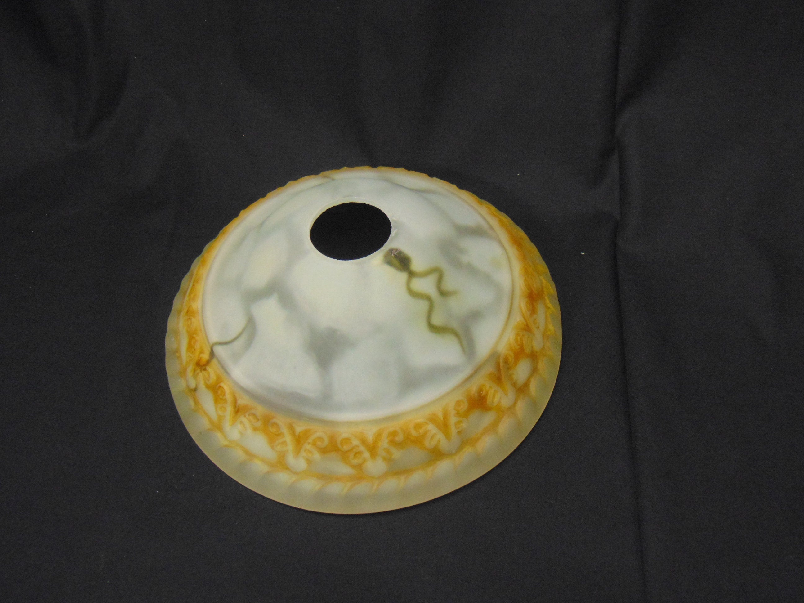 Pressed Glass Lightshade - Vintage