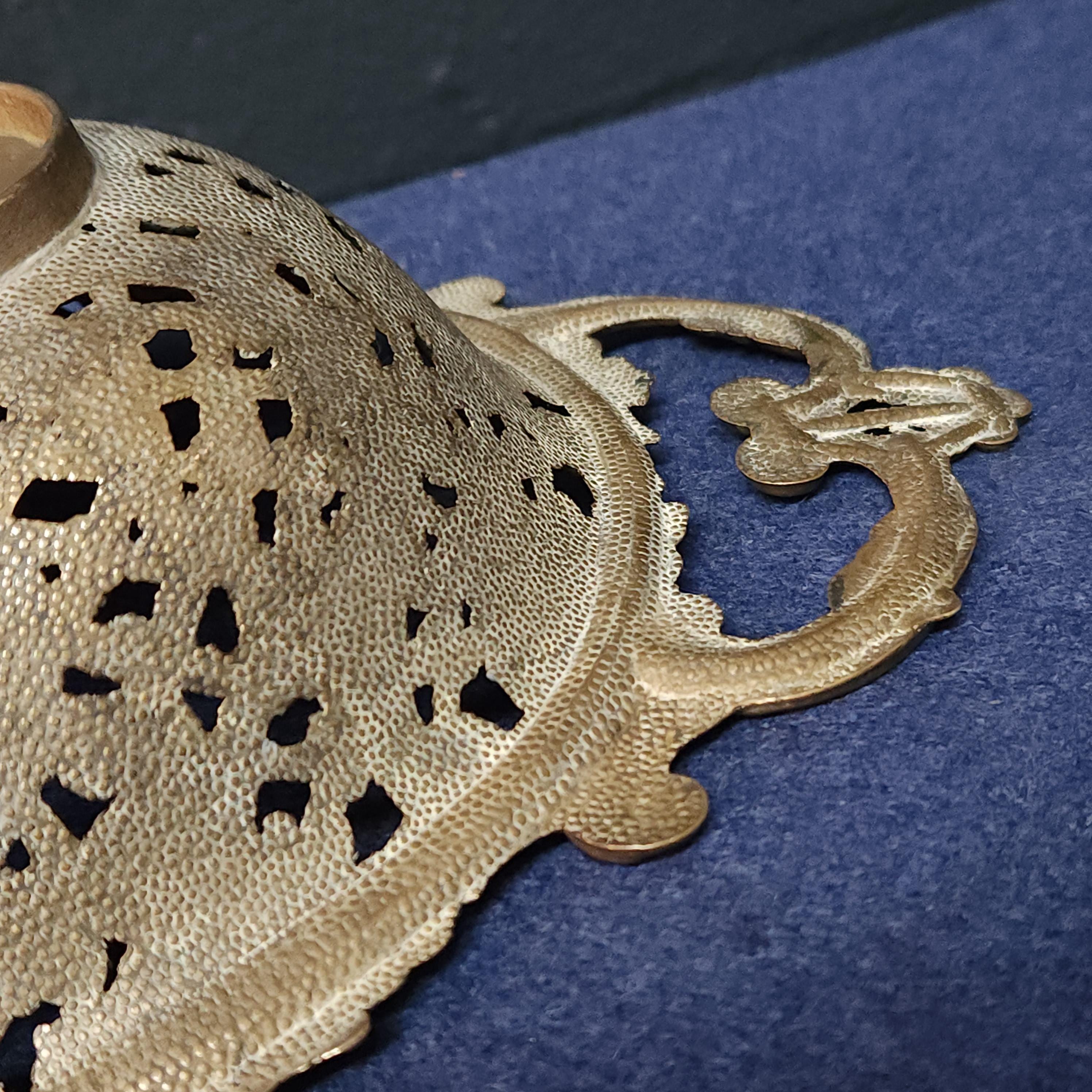 Italian Baroque Brass Basket
