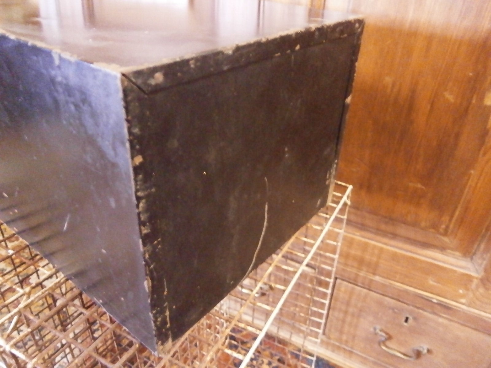 Single Drawer Desk Top Filing Cabinet - Vintage