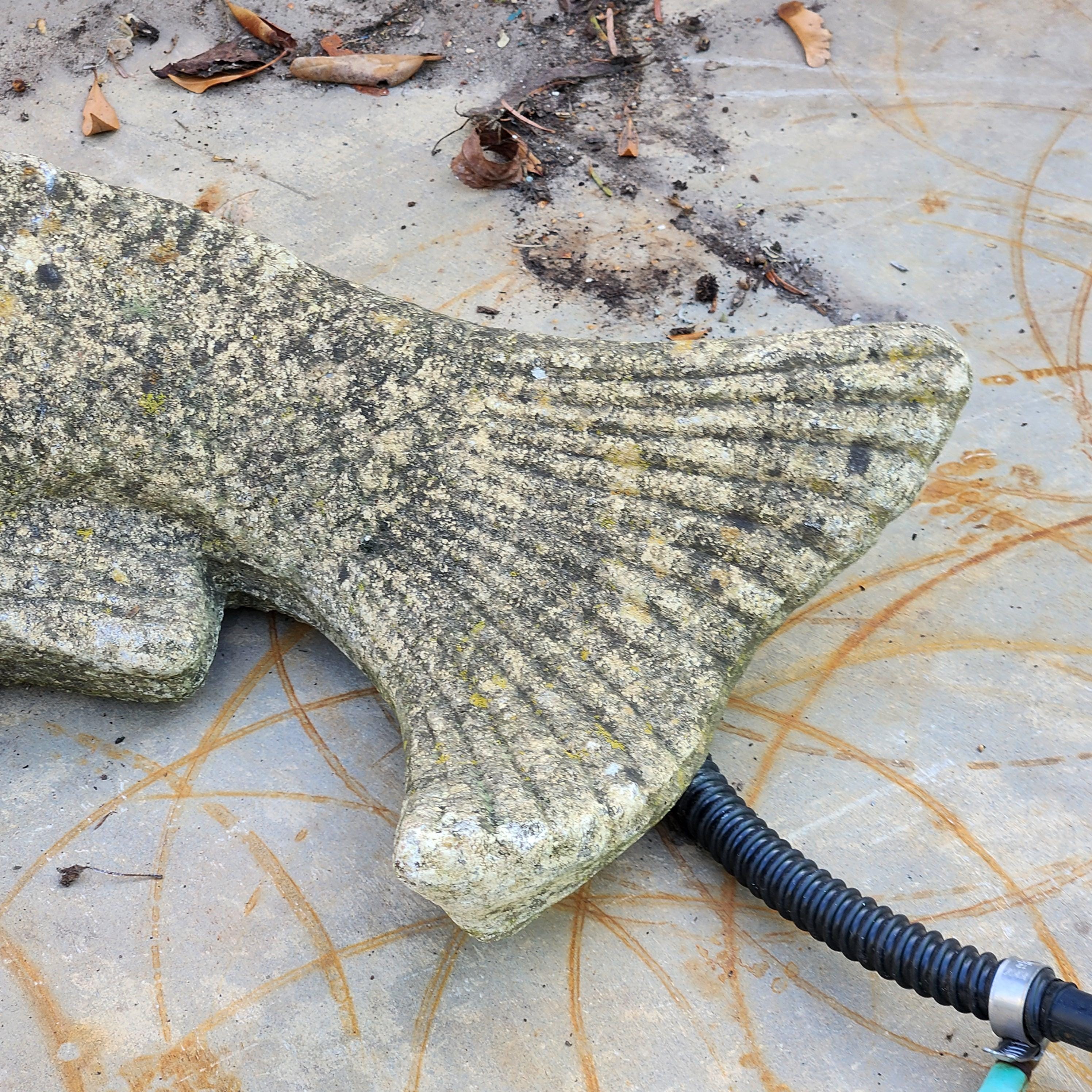 Weathered Koi Carp Water Fountain - Reconstituted Stone