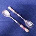 Devonware & Silverplate Salad Servers, Victorian