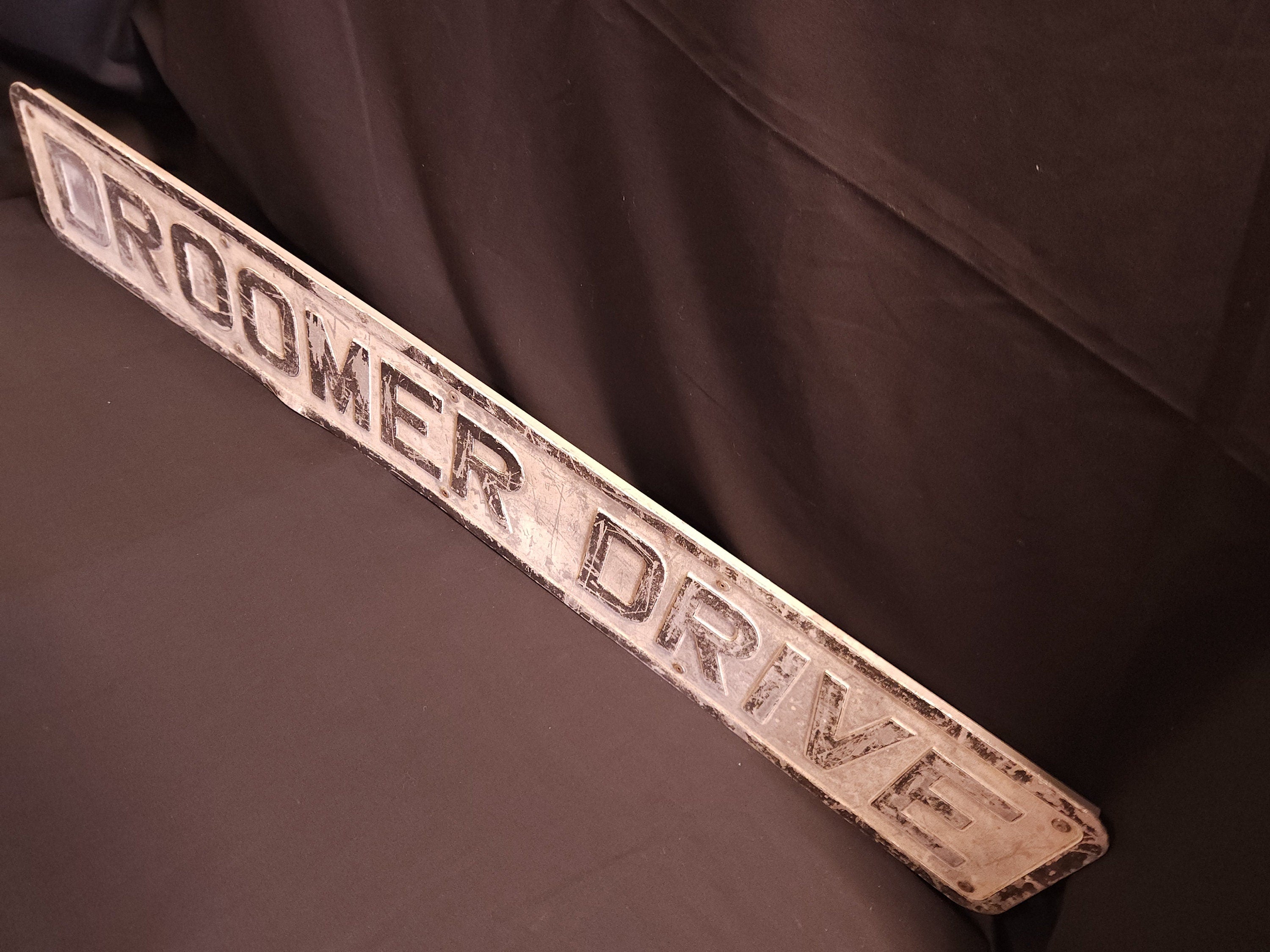 Mid Century Street Name Sign - Droomer Drive