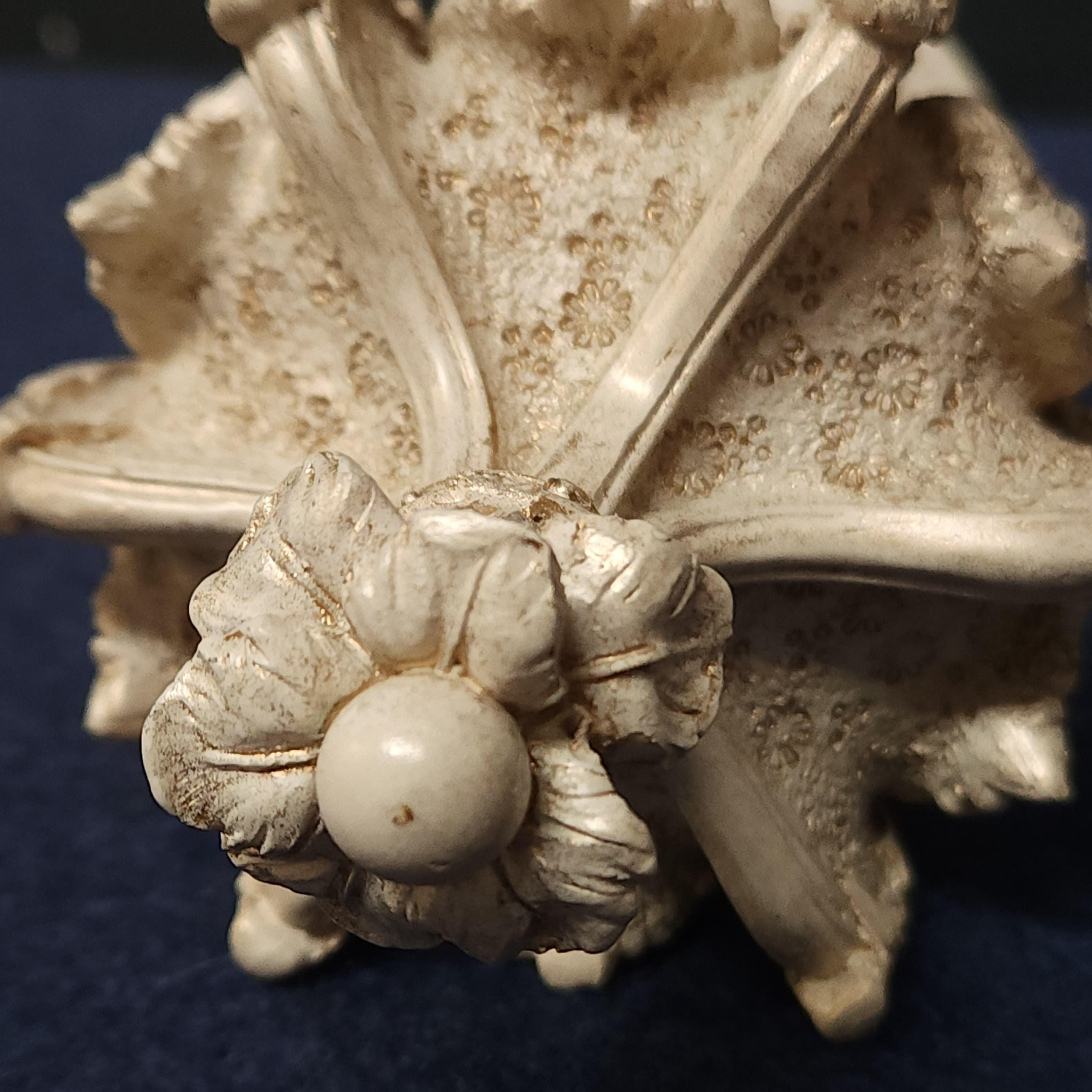 Pair of Crown Finials or Curtail Tie Backs