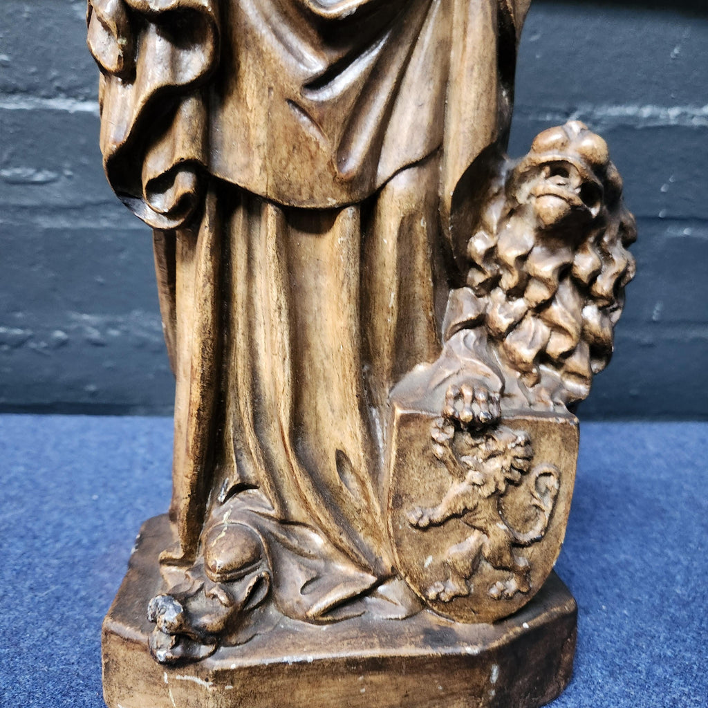 Our Lady of Flanders Plaster Statue, French