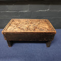 Rustic Carved Foot Stool