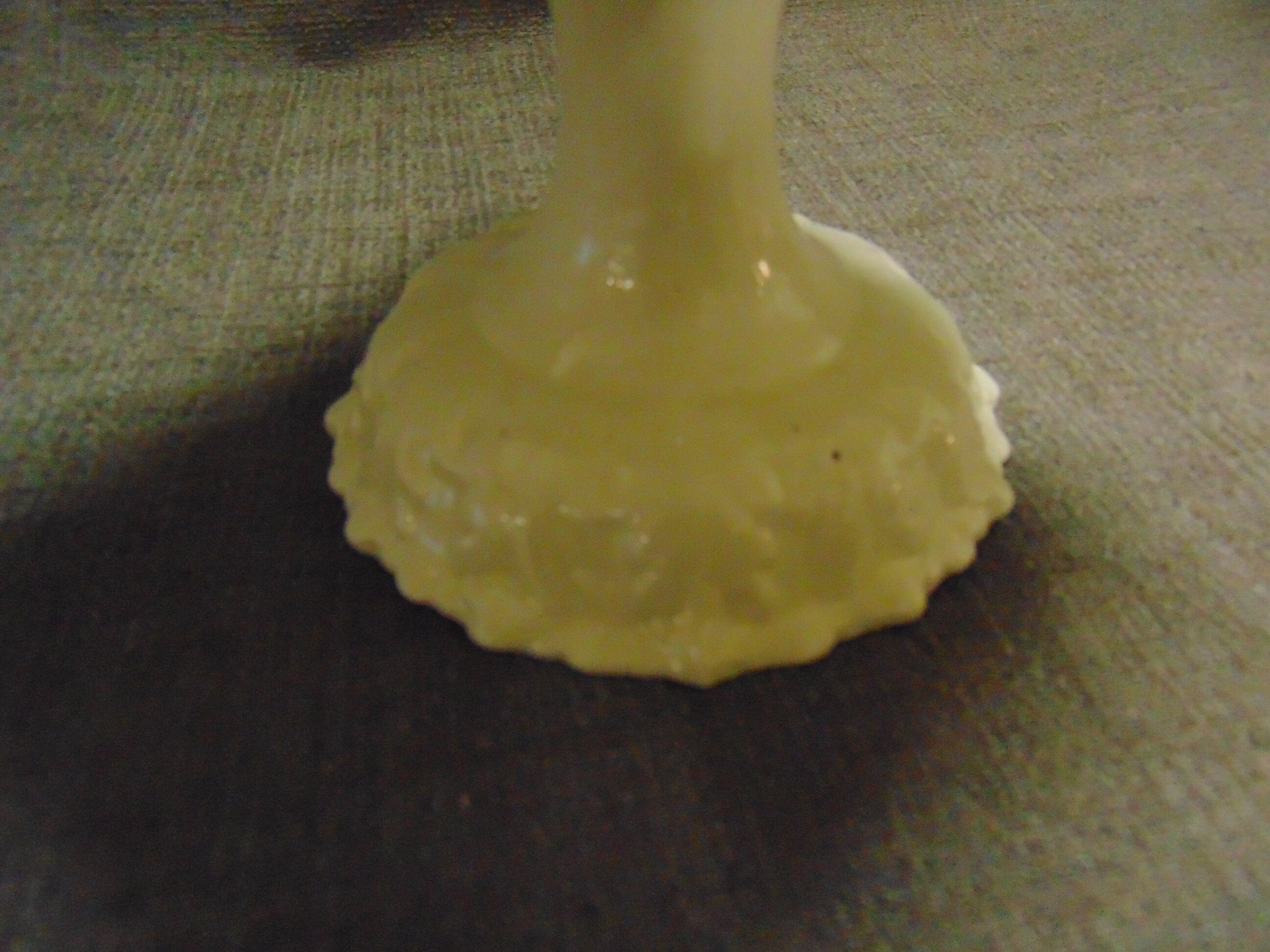 Victorian White Stoneware Food Stand