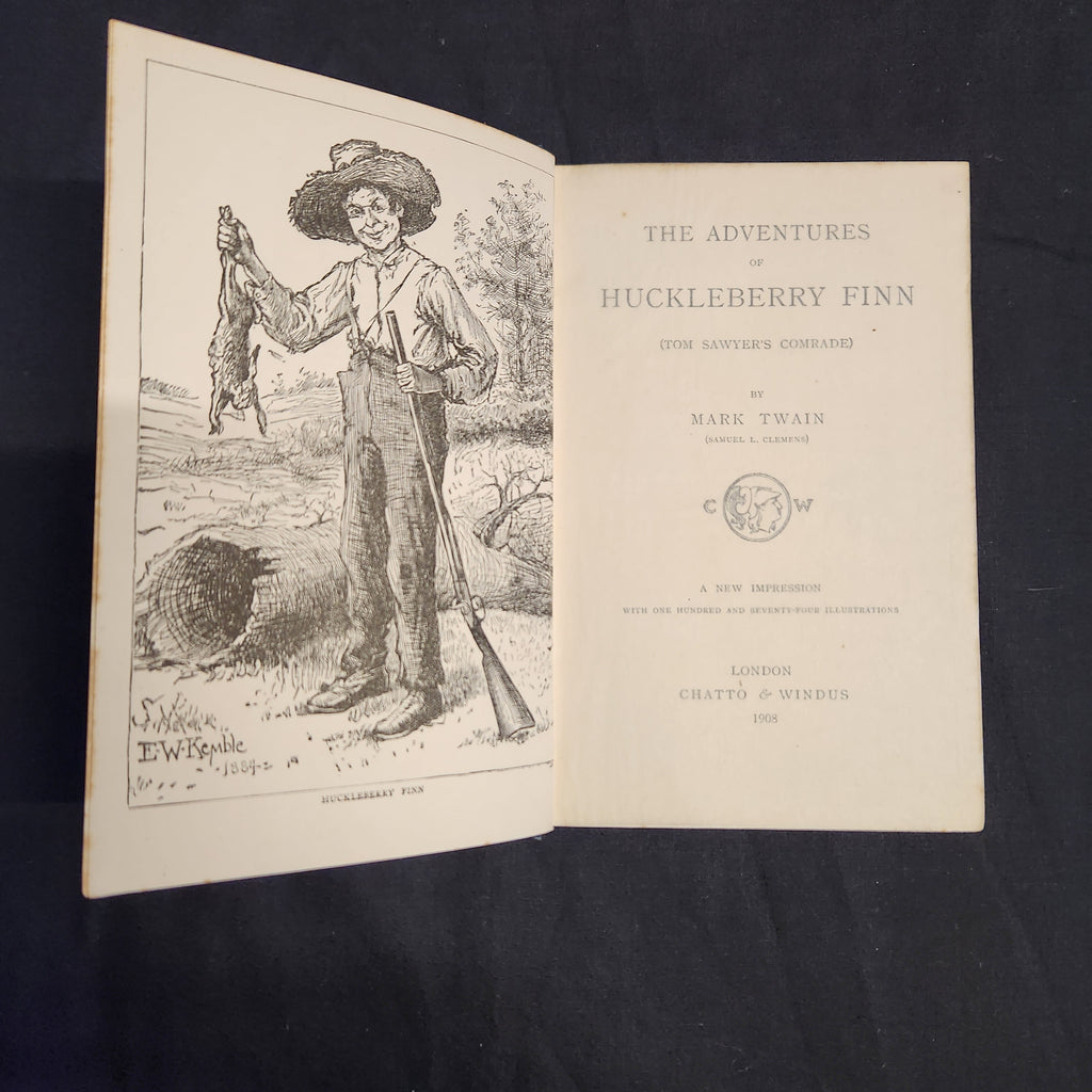 The Adventures of Huckelberry Finn, Mark Twain, 1908