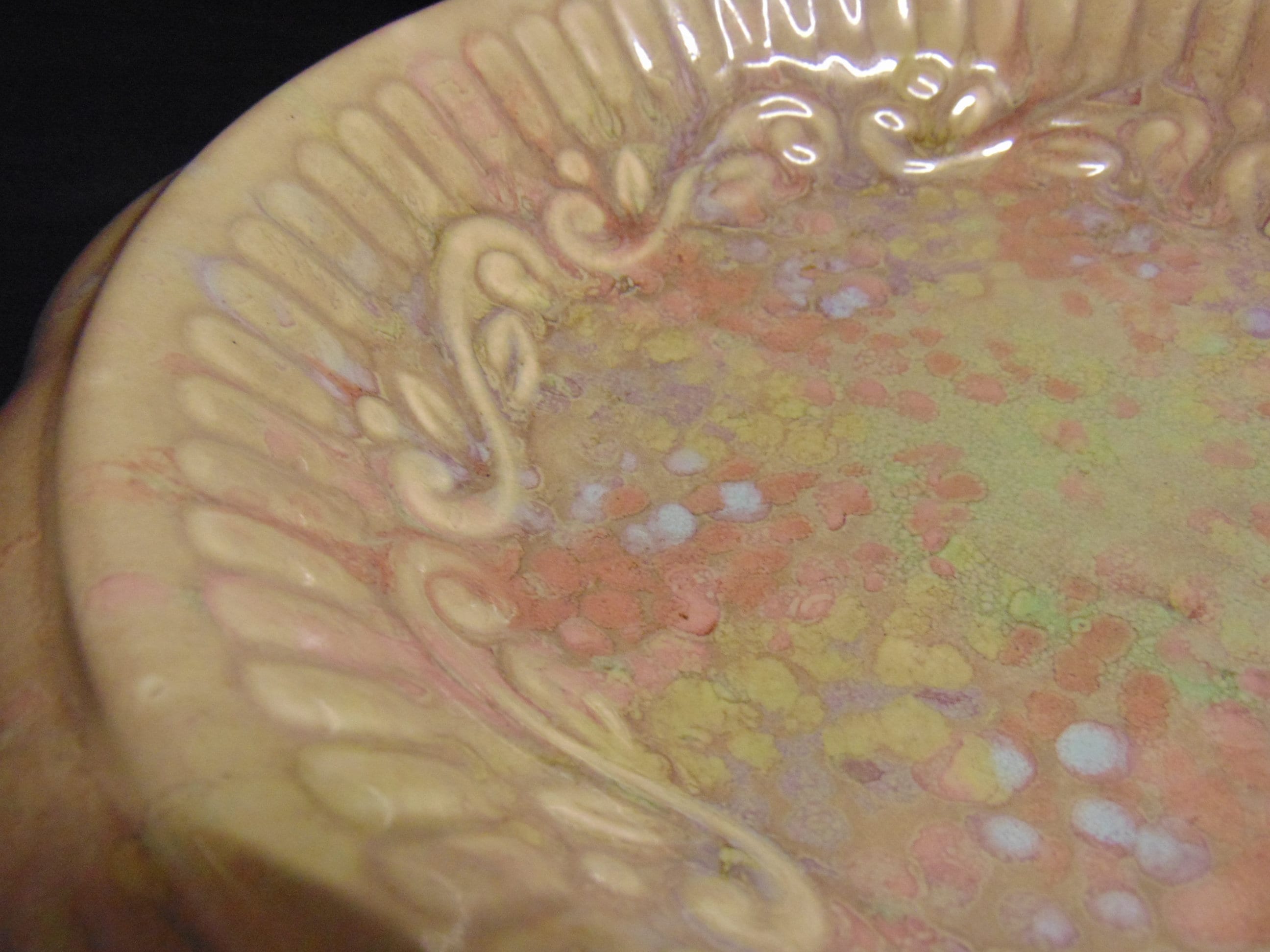 Art Deco Ceramic Footed Fruit Bowl