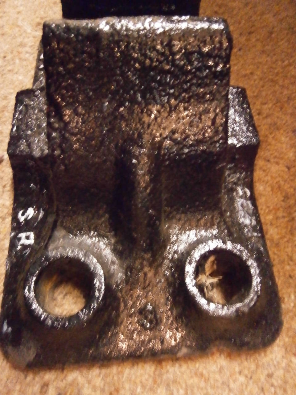 Cast Iron Rail Chair for Southern Railway - Vintage