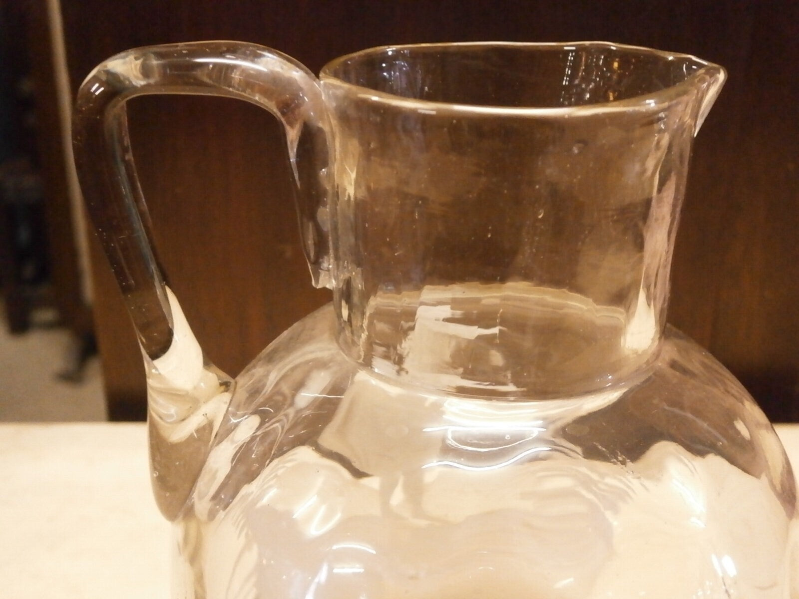 Mary Gregory Glass Jug