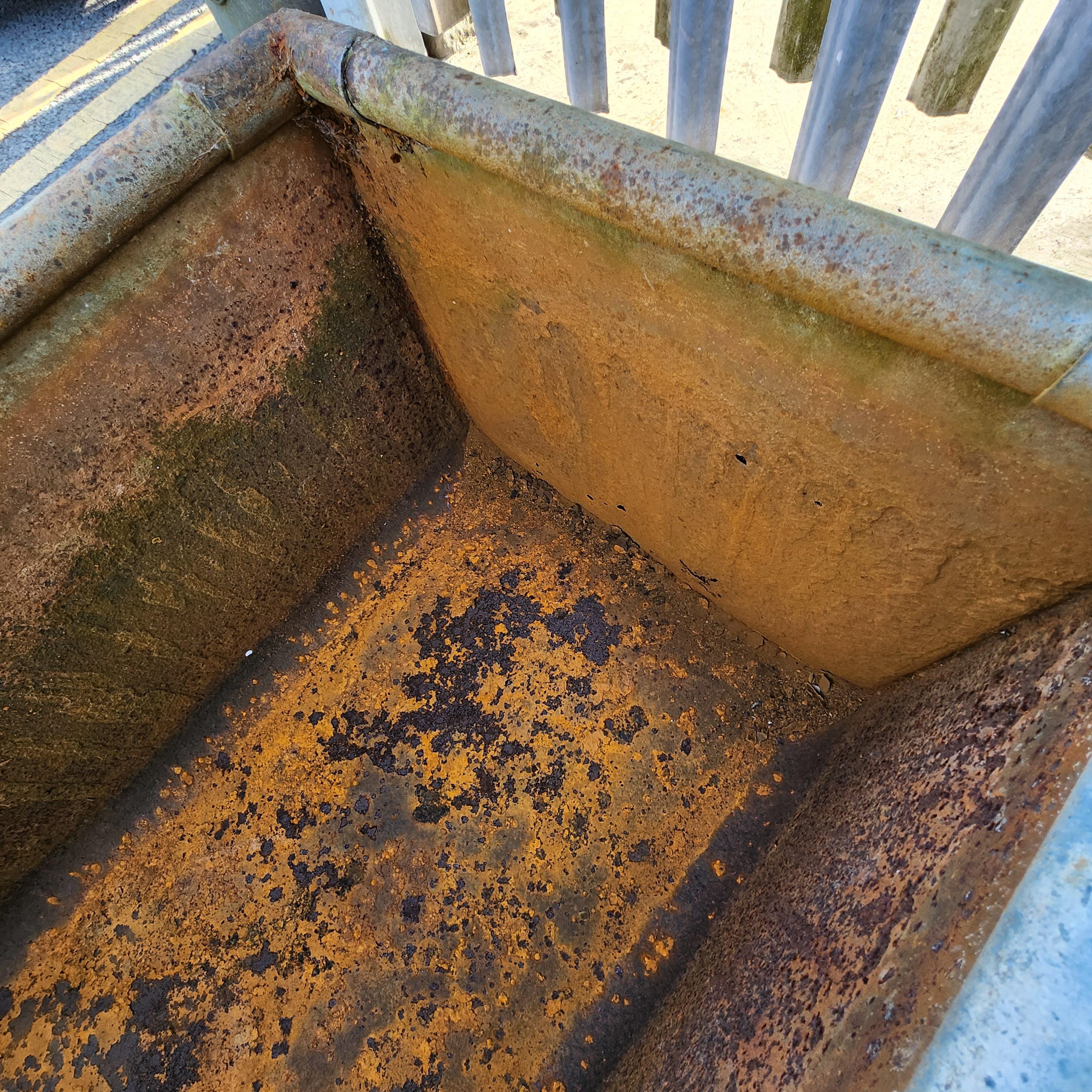 Old Galvanised Water Trough - Planter Only