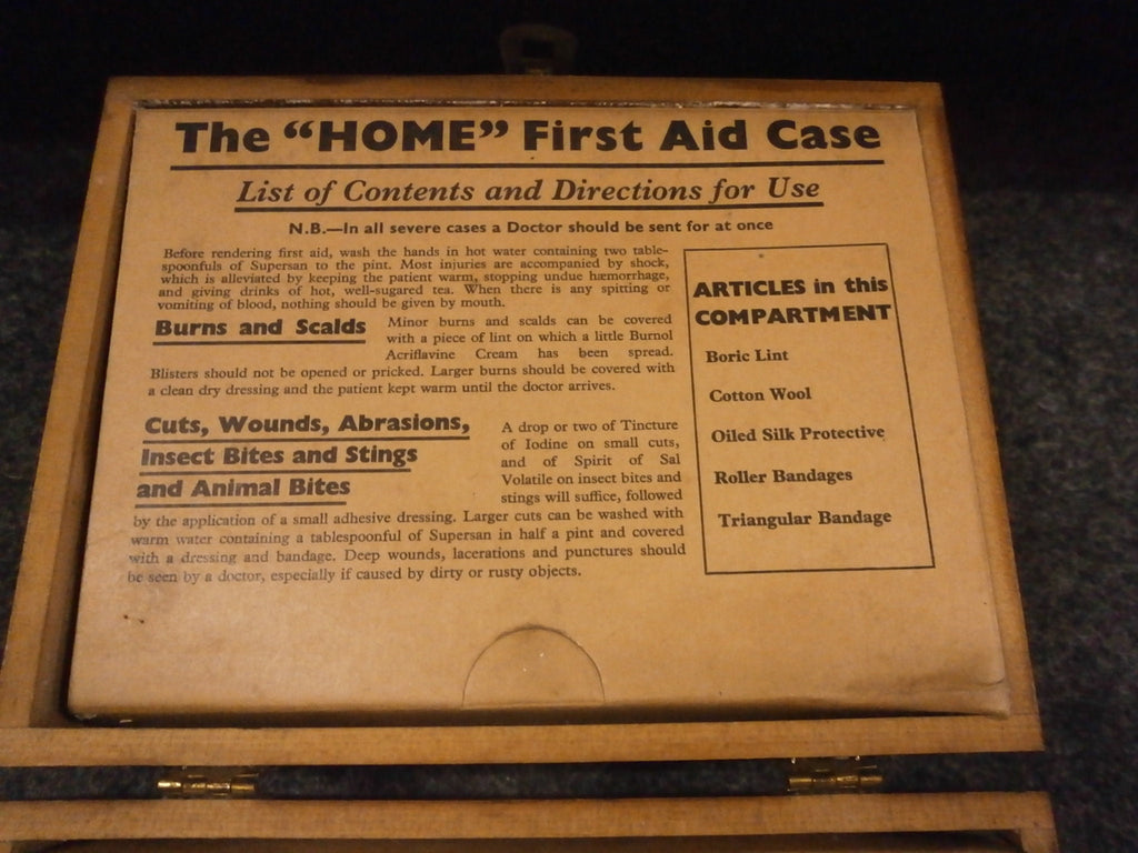 The Home First Aid Case by Boots, Nottingaham - Vintage