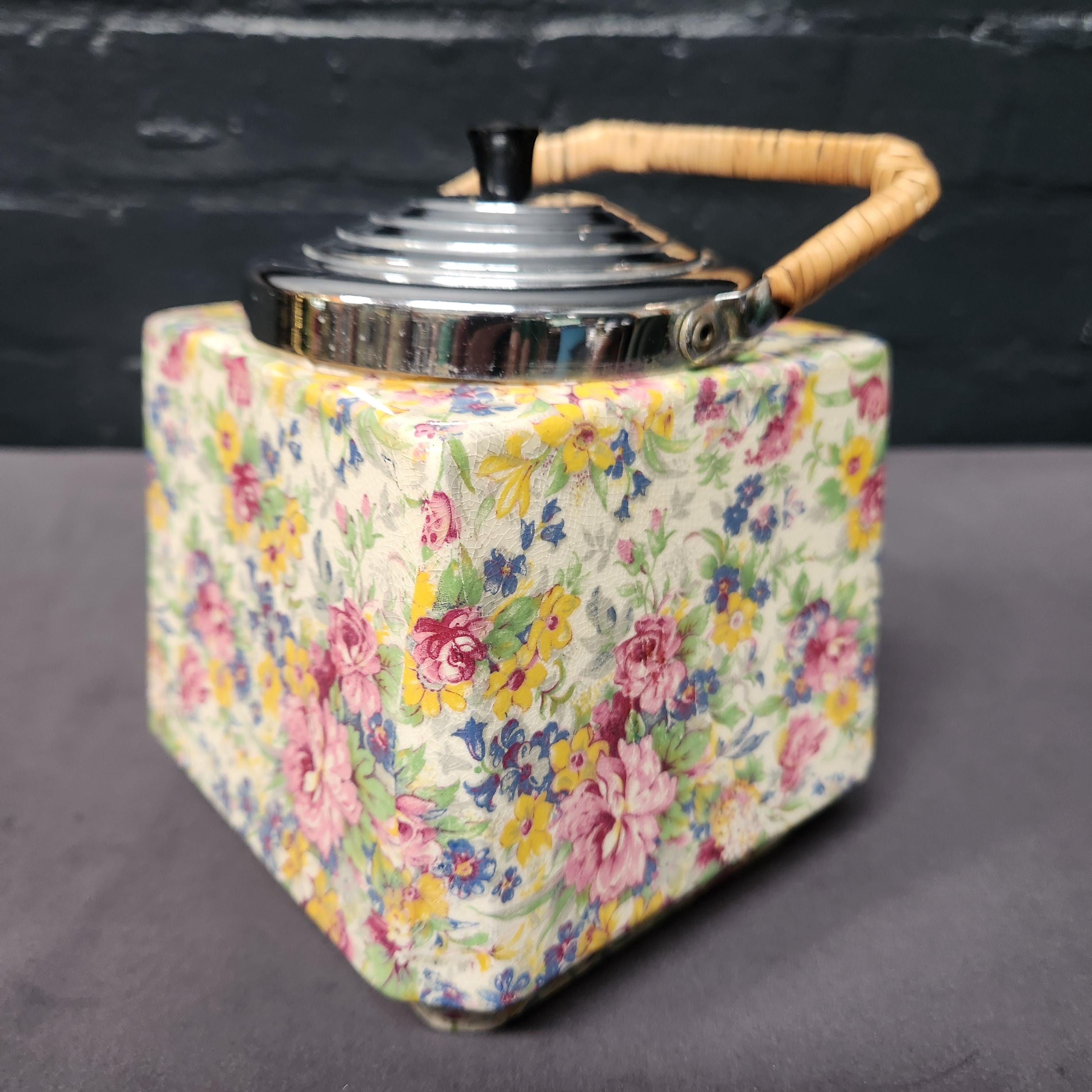 Midwinter 'Springtime' Chintz Biscuit Barrel
