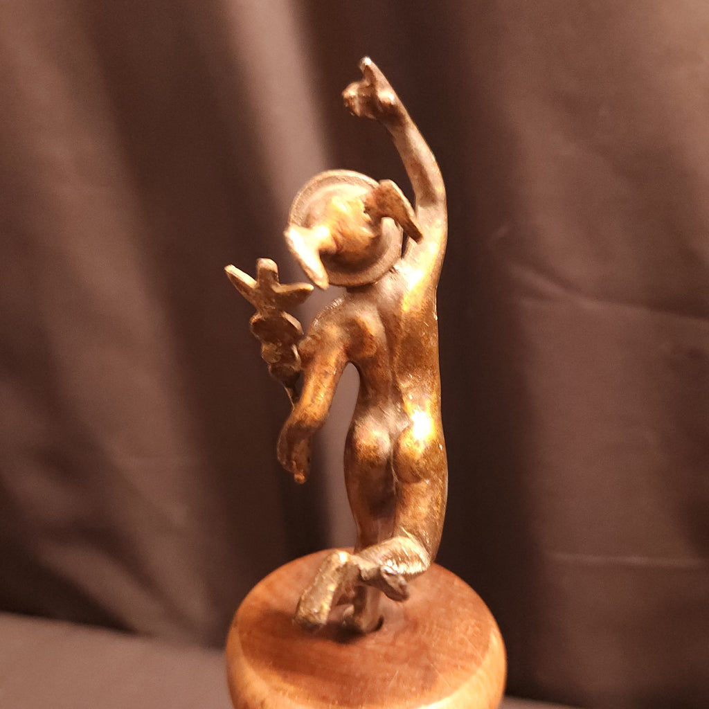 Early 20thC Bronze Hermes Car Mascot