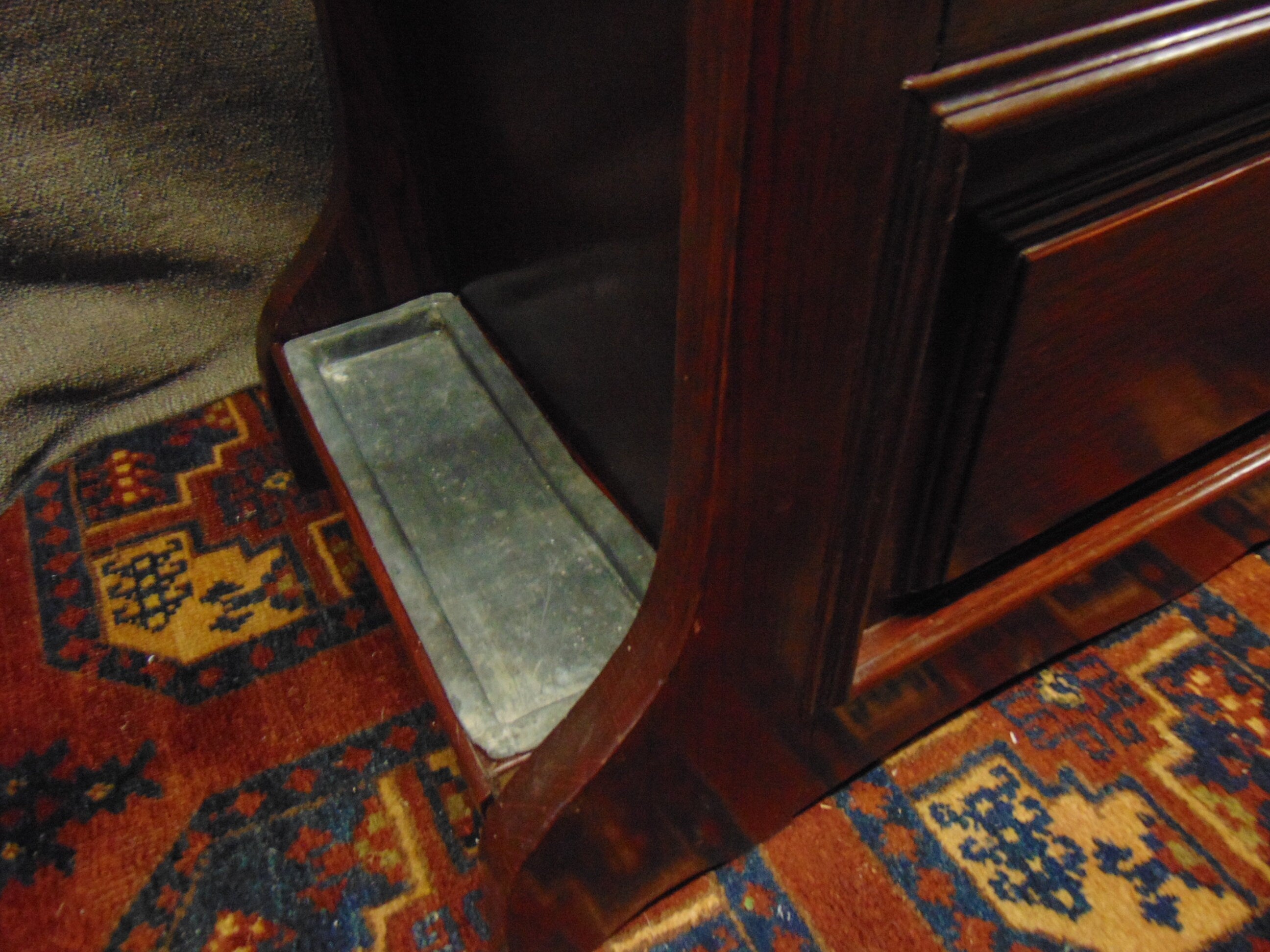 Arts and Crafts Oak Small Hall Settle Stick/Umbrella Stand