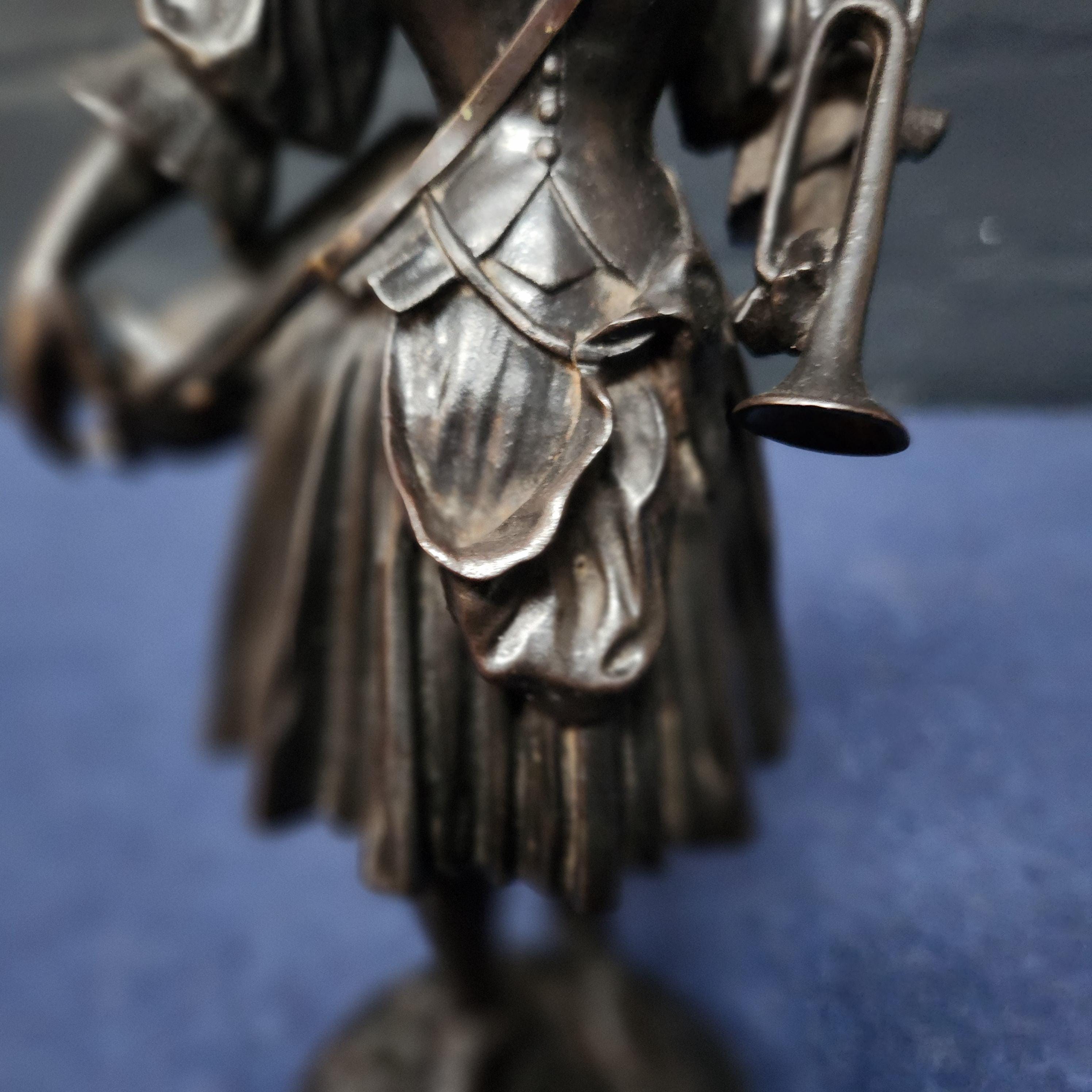 French Bronzed Spelter Figure, Emile Bruchon 1806 - 1895