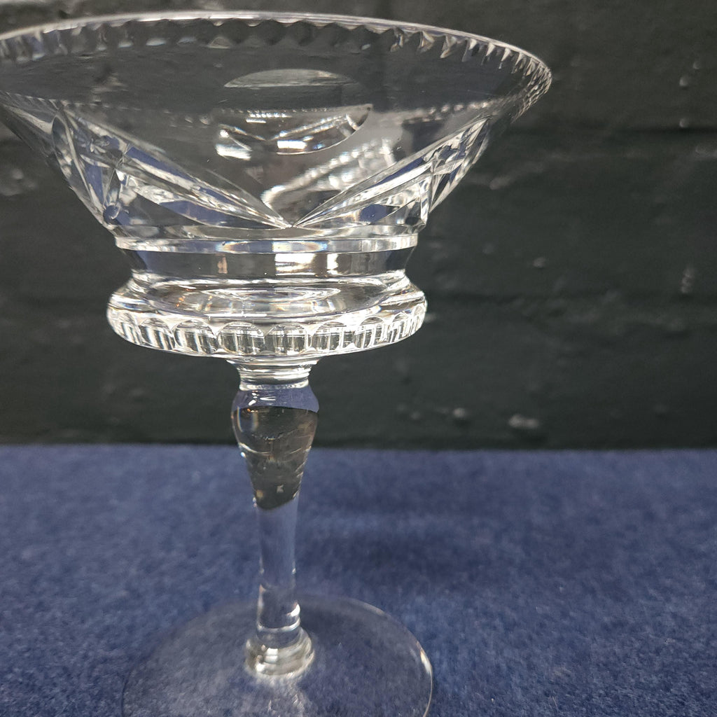 Cut Crystal Champagne Coupe