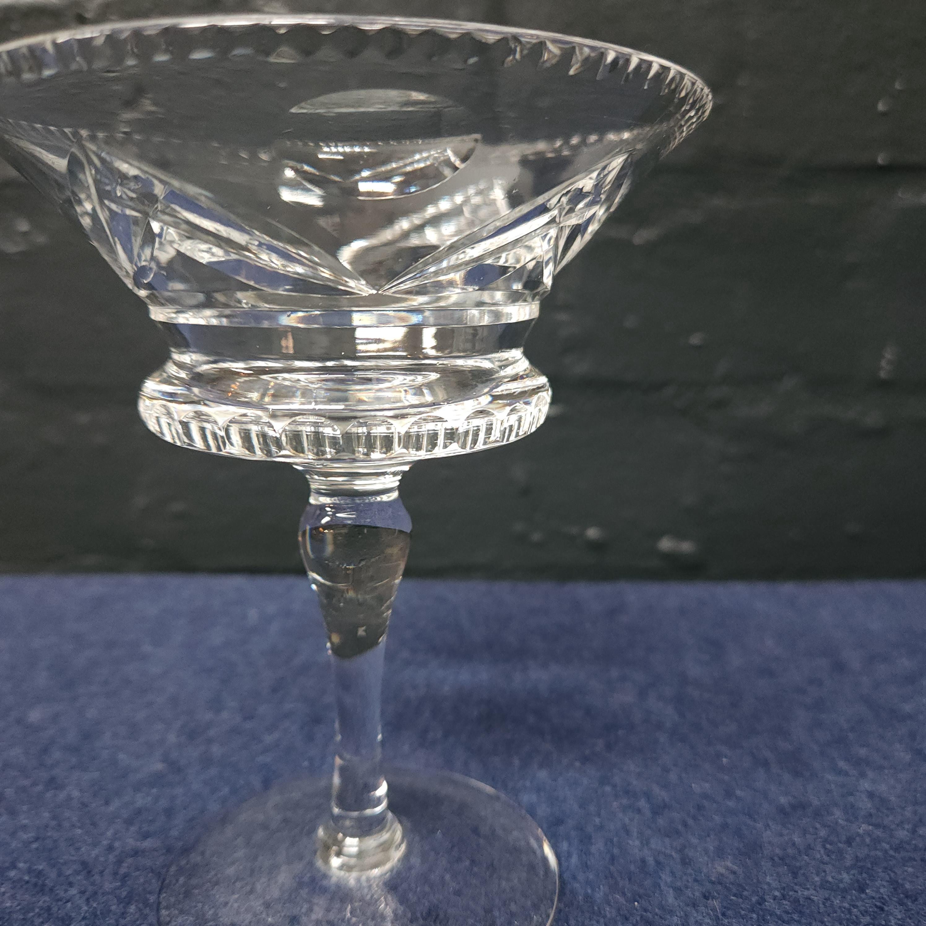 Cut Crystal Champagne Coupe