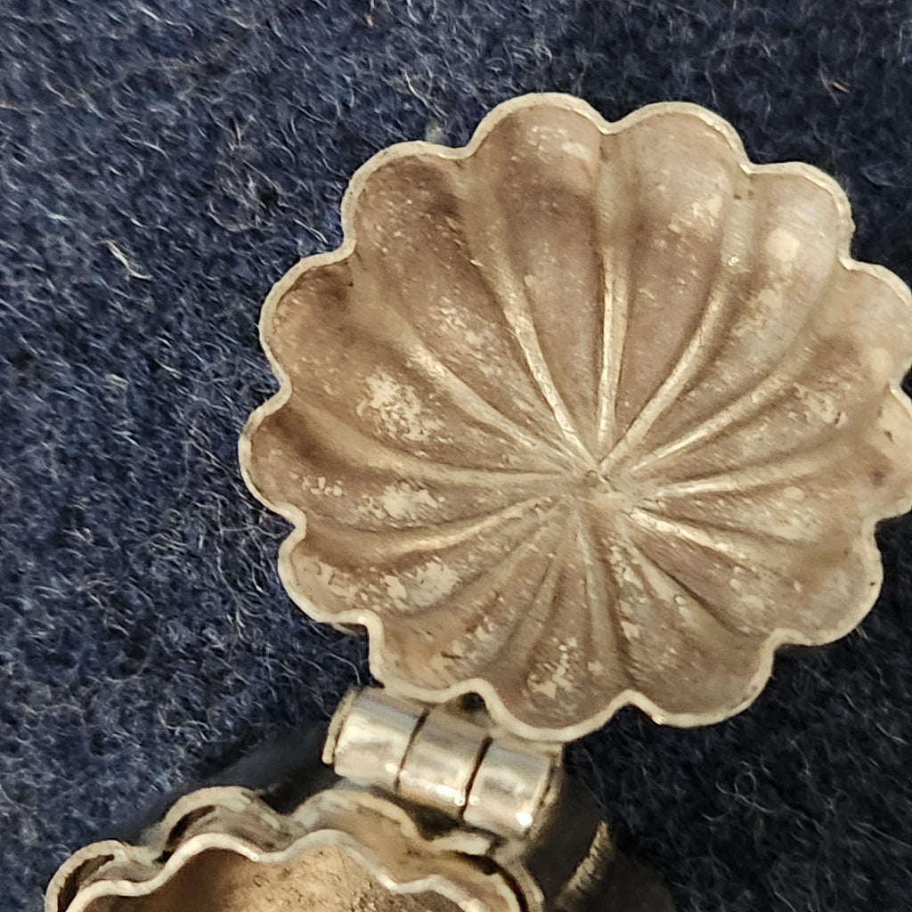 White Metal Pill Box