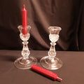 Pair of Crystal D'Arques Candlesticks