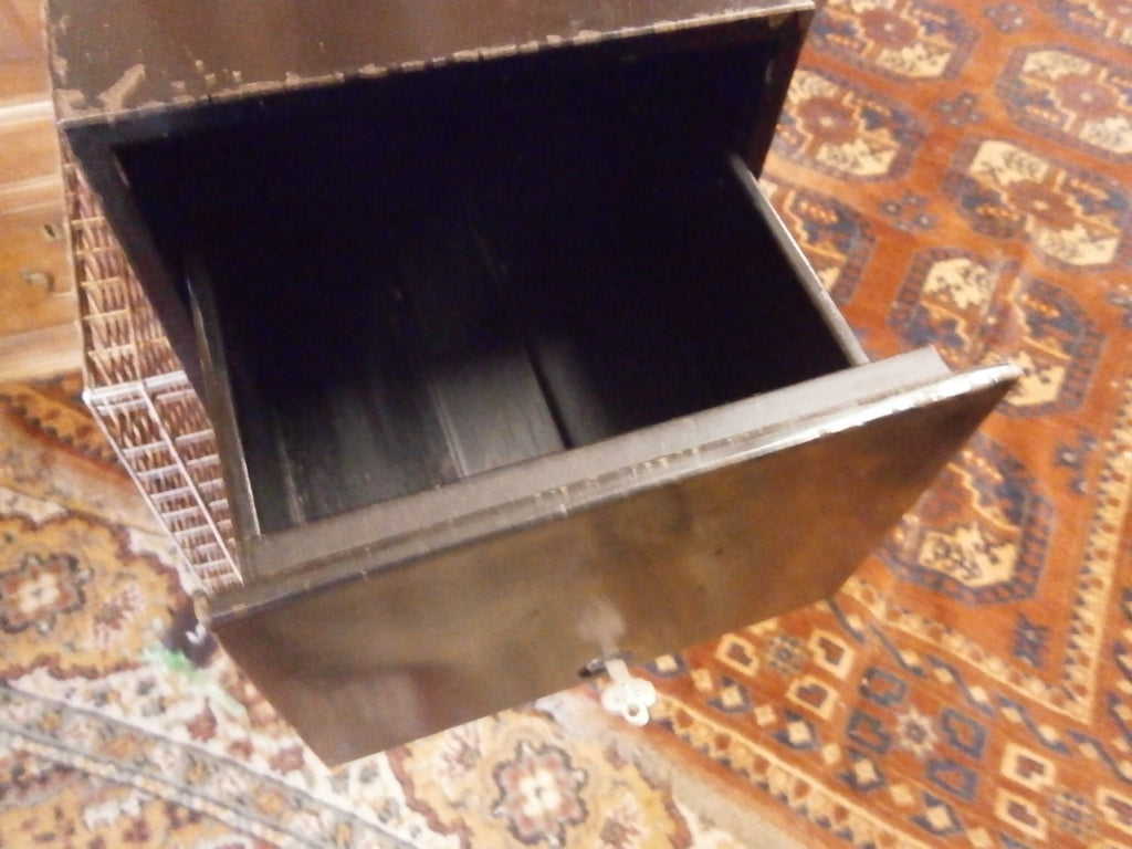 Single Drawer Desk Top Filing Cabinet - Vintage