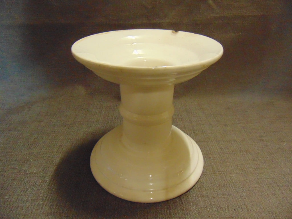 Edwardian White Ironstone Grocers Ham Stand - Vintage