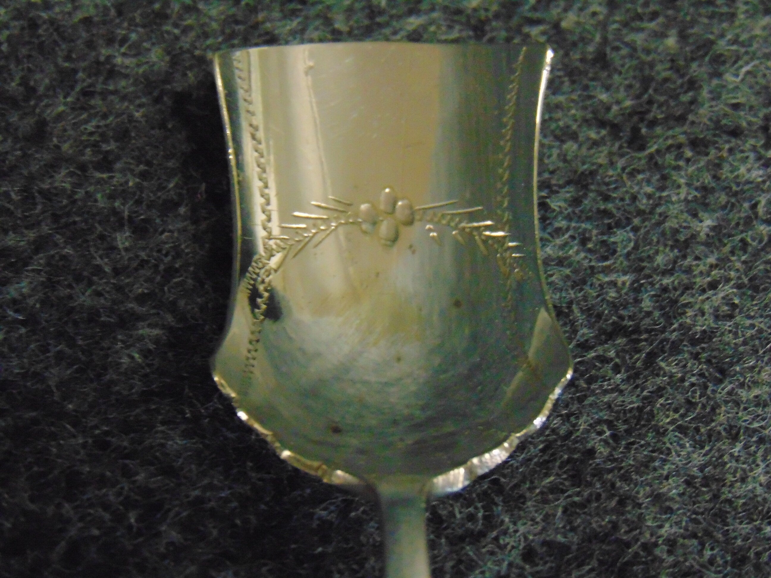 Silver Plate and Bone Handled Preserve/Jam Spoon