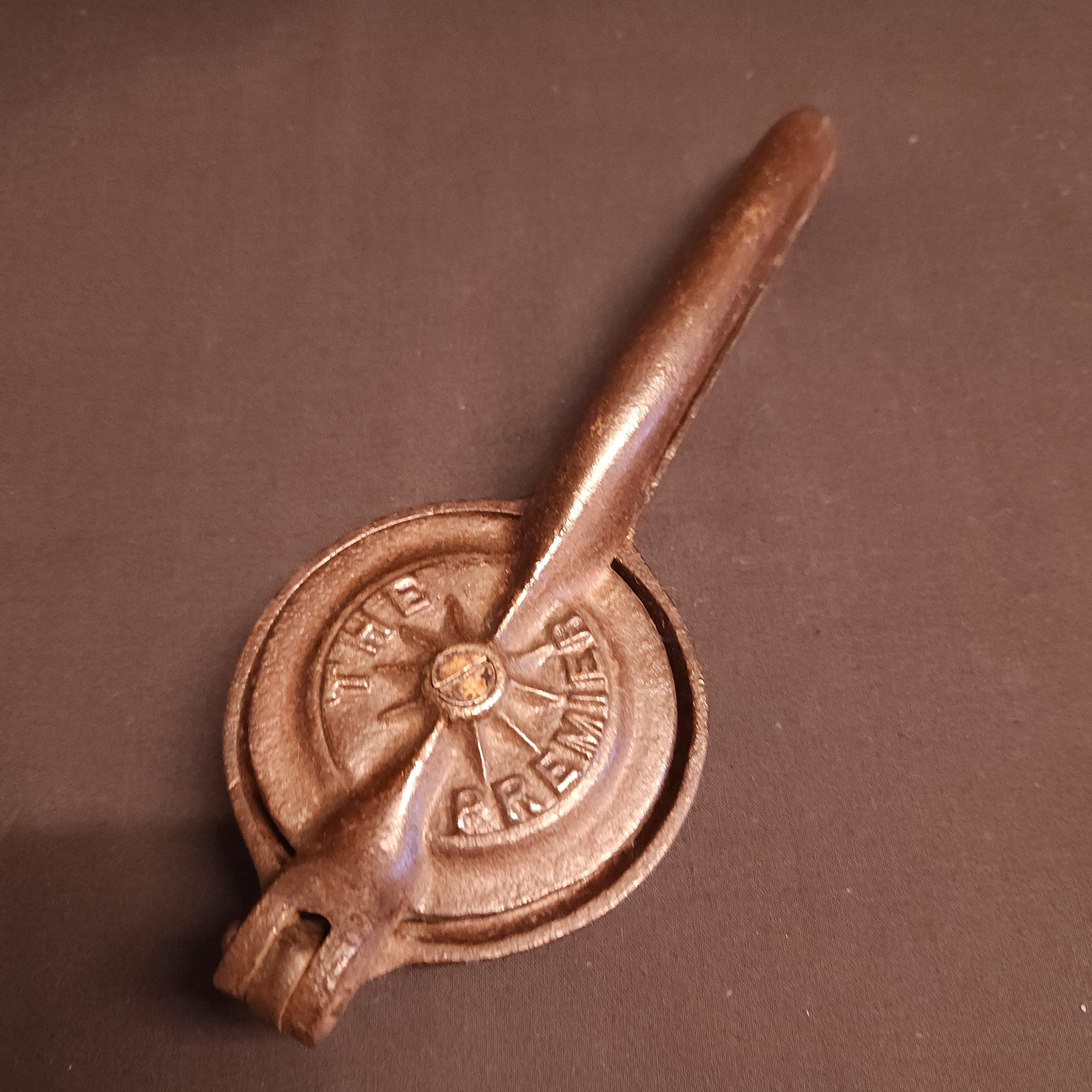 Antique Cast Iron 'The Premier' Lemon Squeezer, Juicer