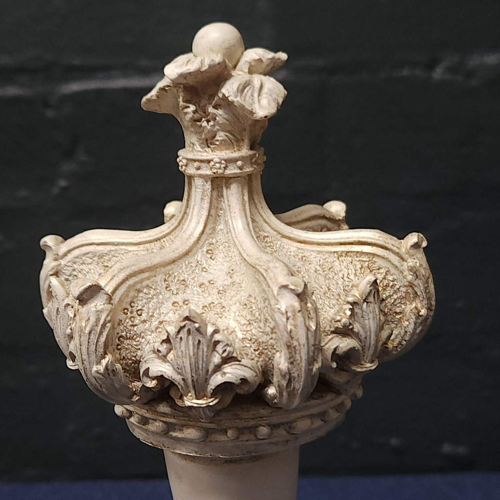 Pair of Crown Finials or Curtail Tie Backs