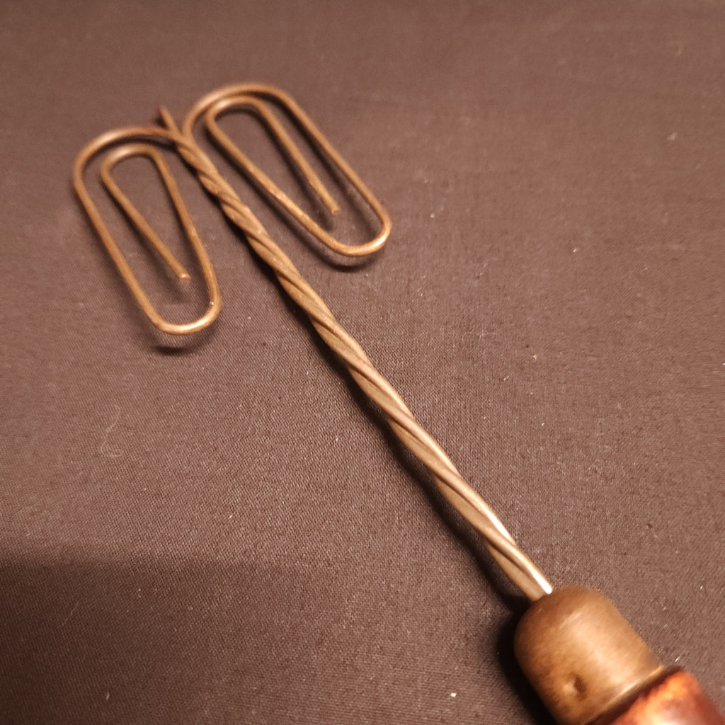 Vintage Kitchenalia - Made in USA Wooden Handled Egg Beater