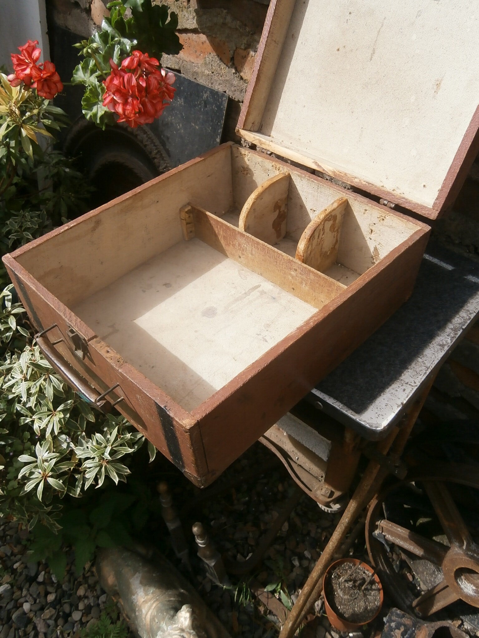 Vintage French Wooden Case