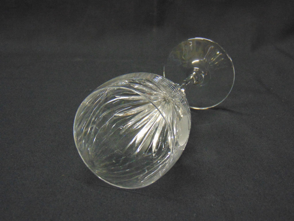 Heavy Cut Glass Wine Glass for the Bugatti Owners Club Award