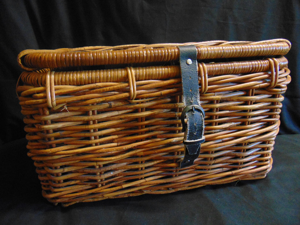 Vintage Wicker Fishing Creel