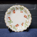 French Limoge Cherries Dessert Plate - Signed Gilbert