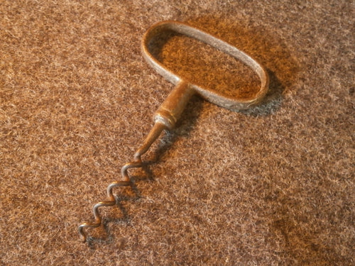 Antique Cast Metal Corkscrew