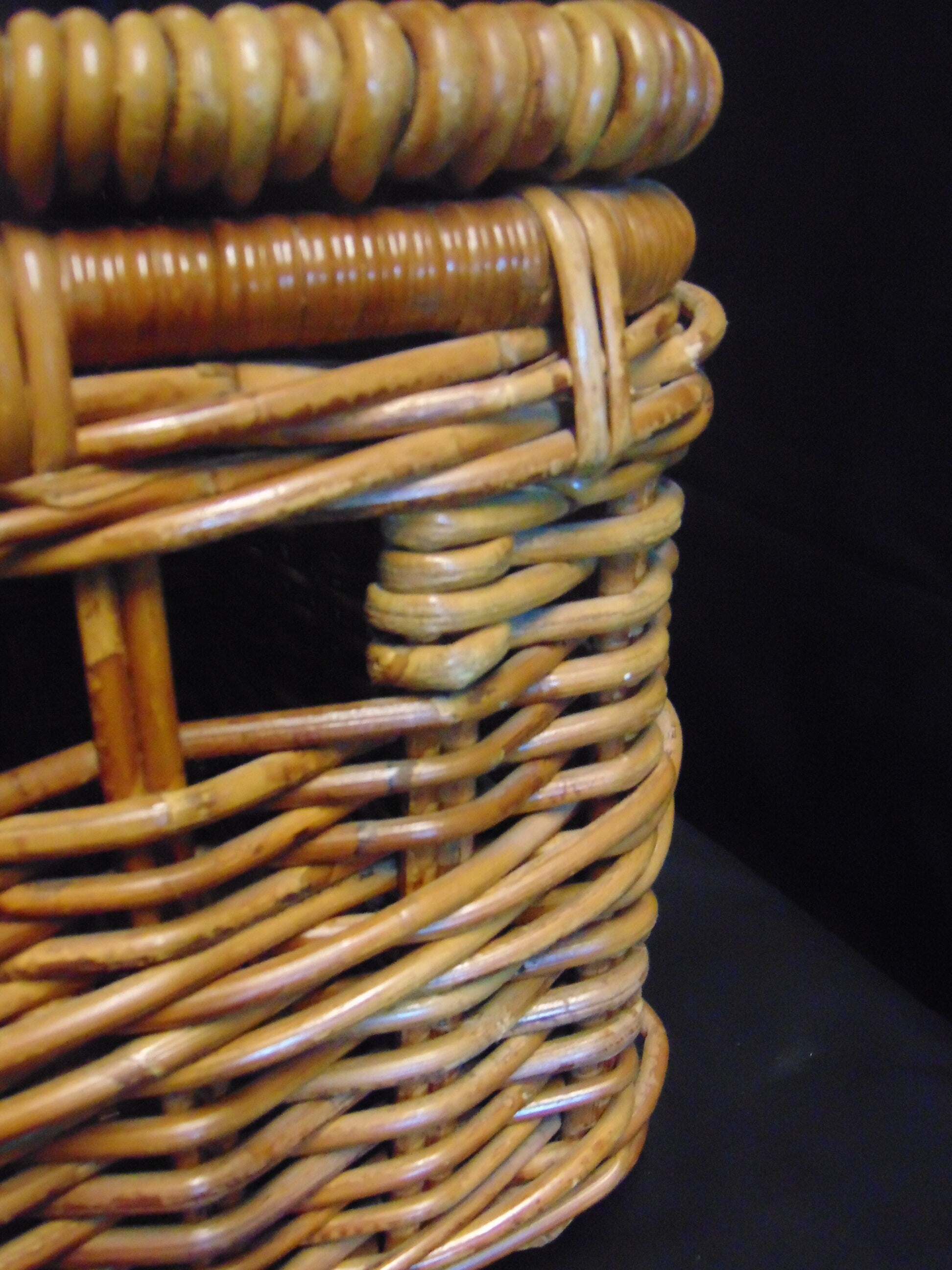 Vintage Wicker Fishing Creel