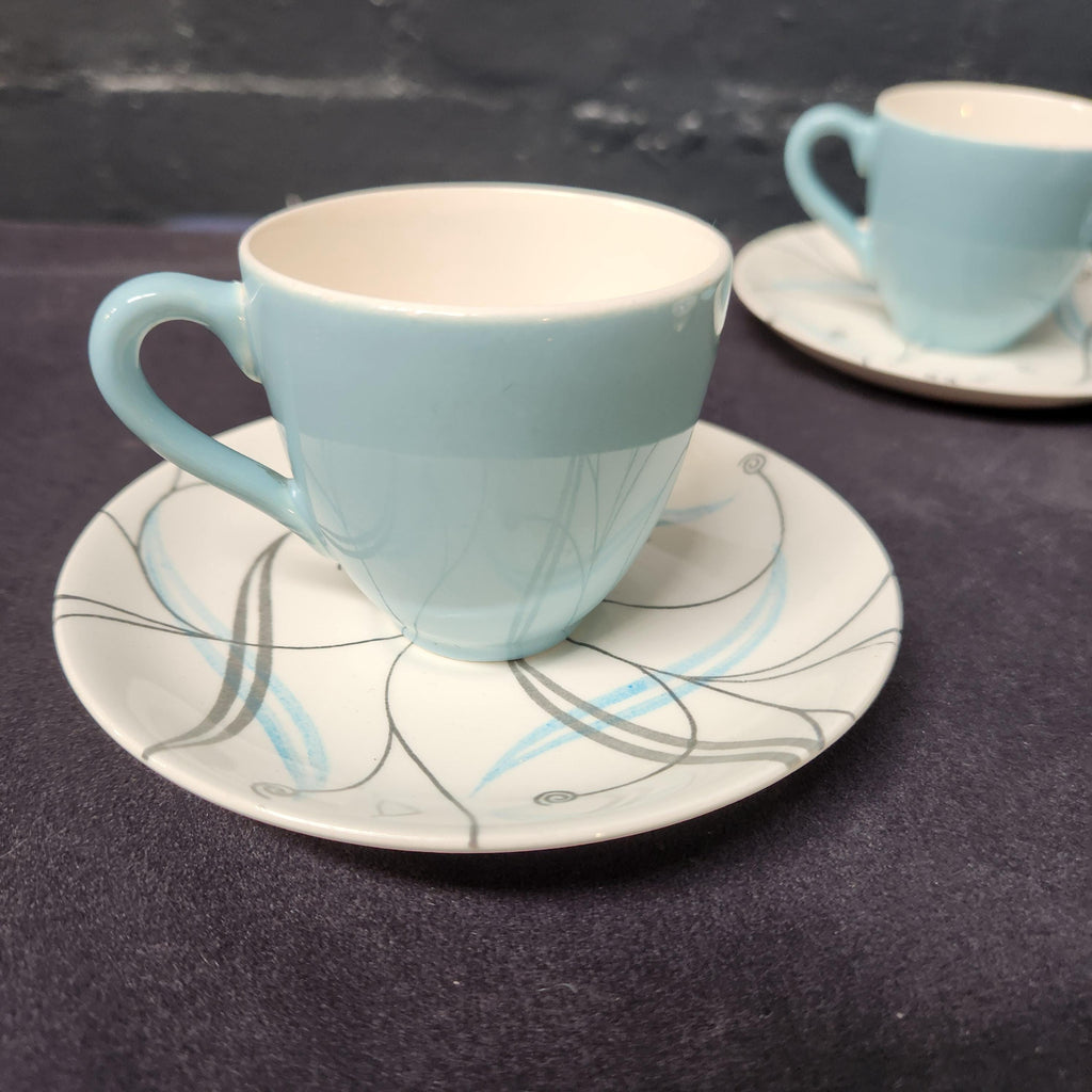 J & G Meakin Coffee Set - Lugano Pattern