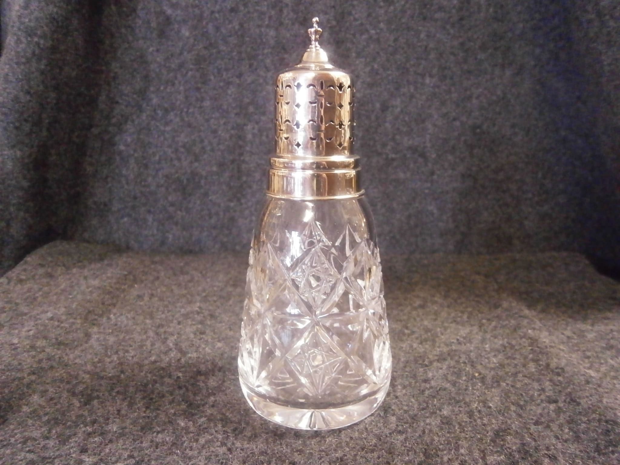 Vintage Silver Topped Sugar Castor