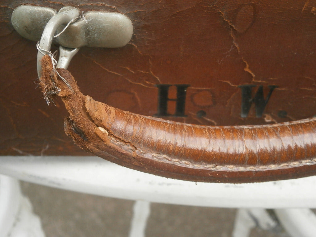 Vintage Leather Suitcase