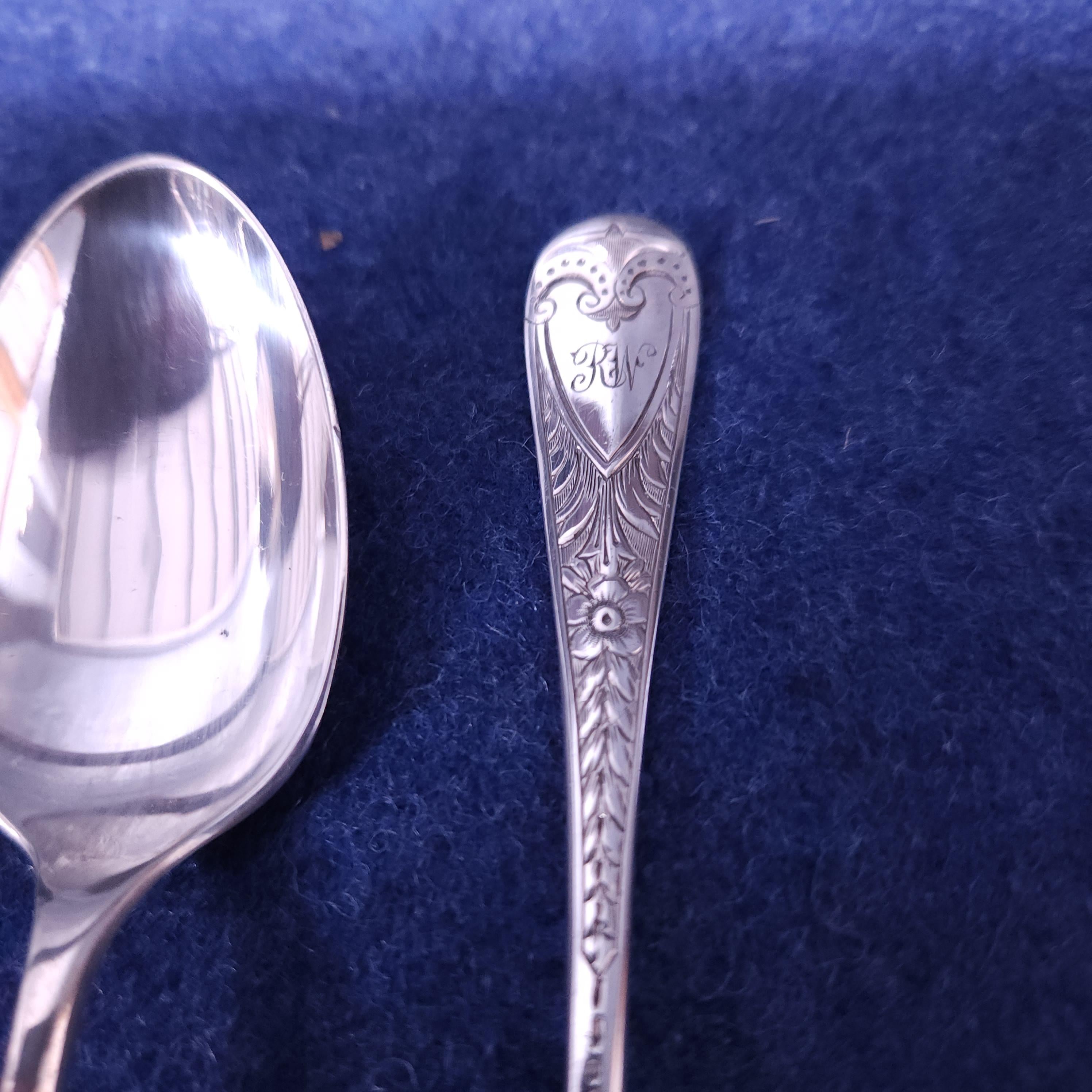 Hallmarked Silver Christening Set, 1895, John Round & Son Ltd