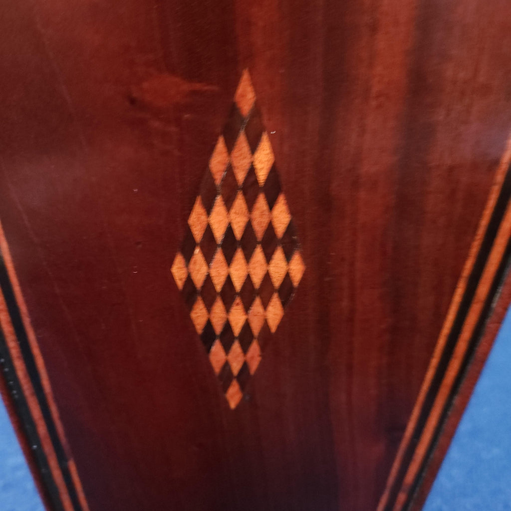 Inlaid Mahogany Georgian Candle Box. Circa Late 18thC