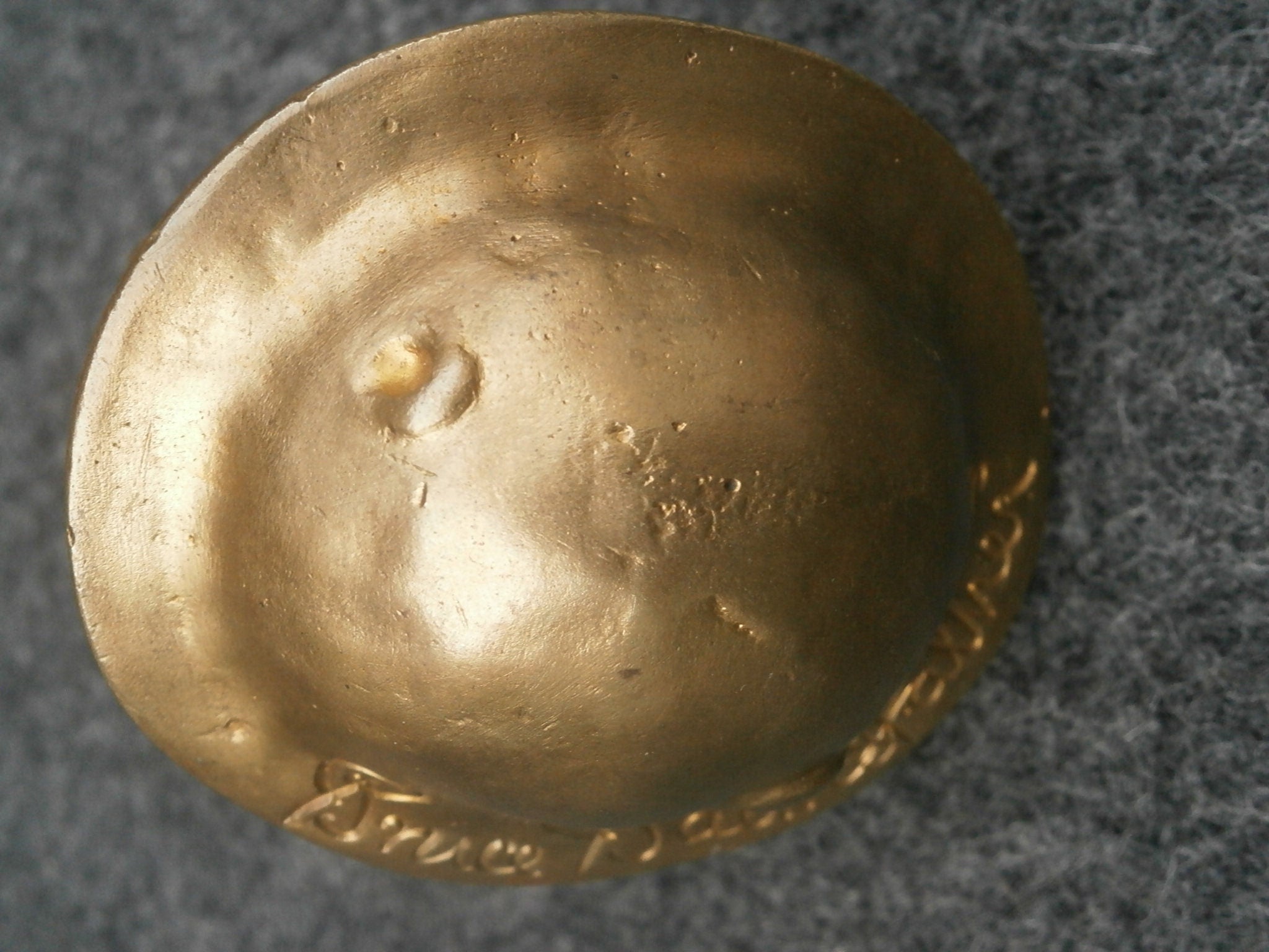 Early 20thC Patinated Bronze Old Bill Car Mascot - Bruce Bairnsfather