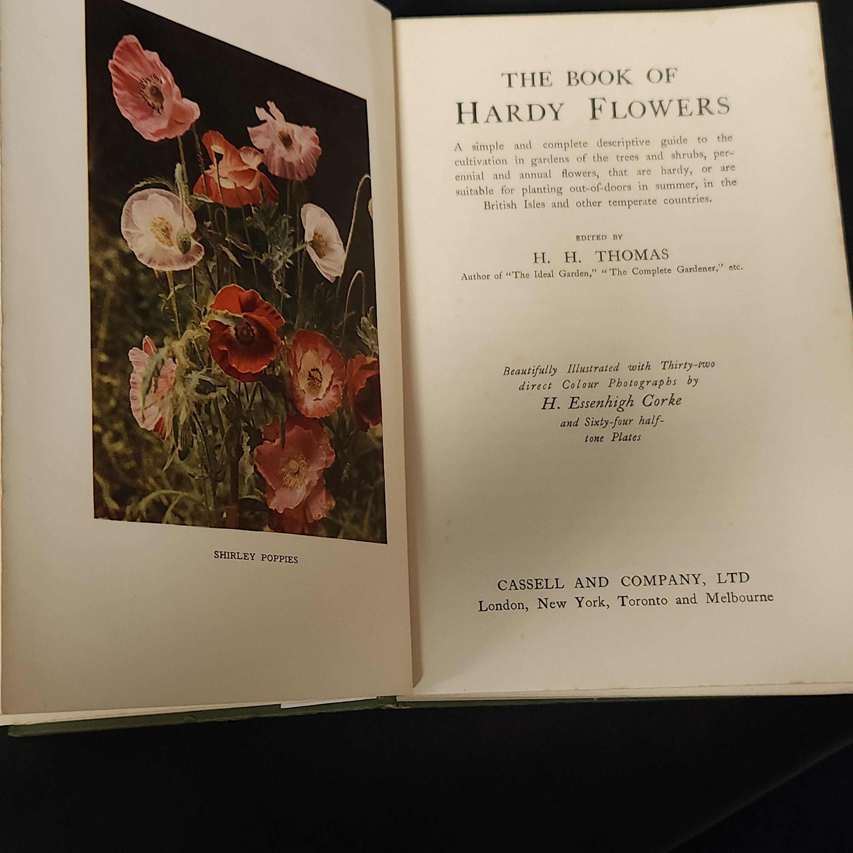 The Book of Hardy Flowers by H.H. Thomas