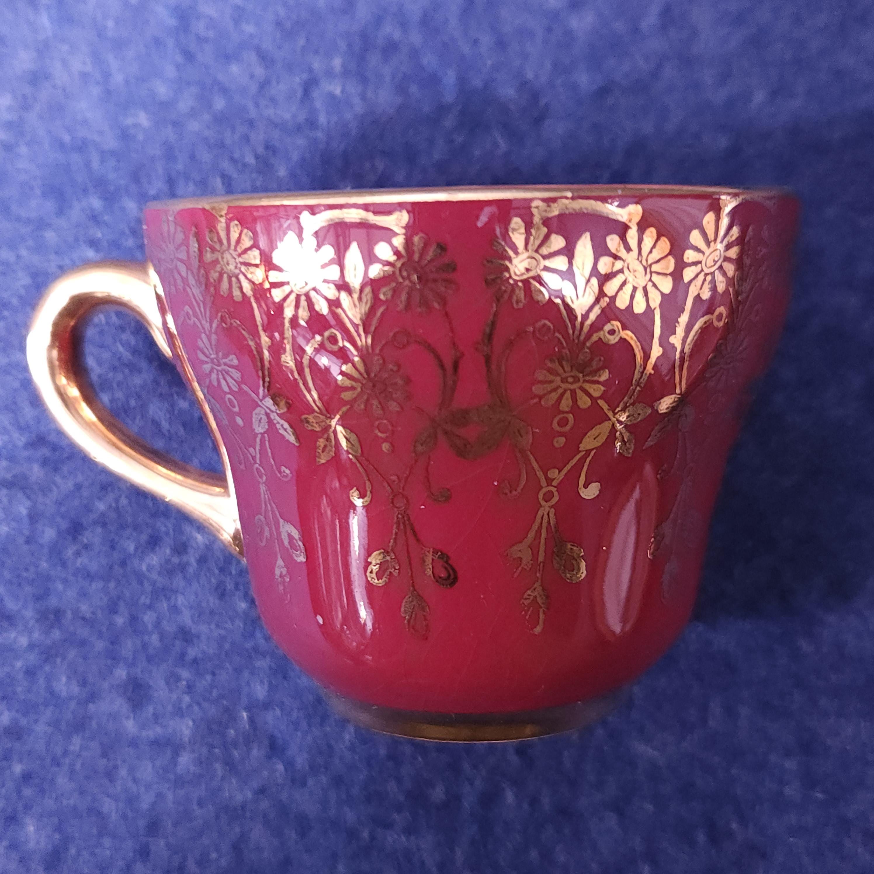 Swinnertons Demitasse Coffee Cup & Saucer, Nestor Vellum Pattern