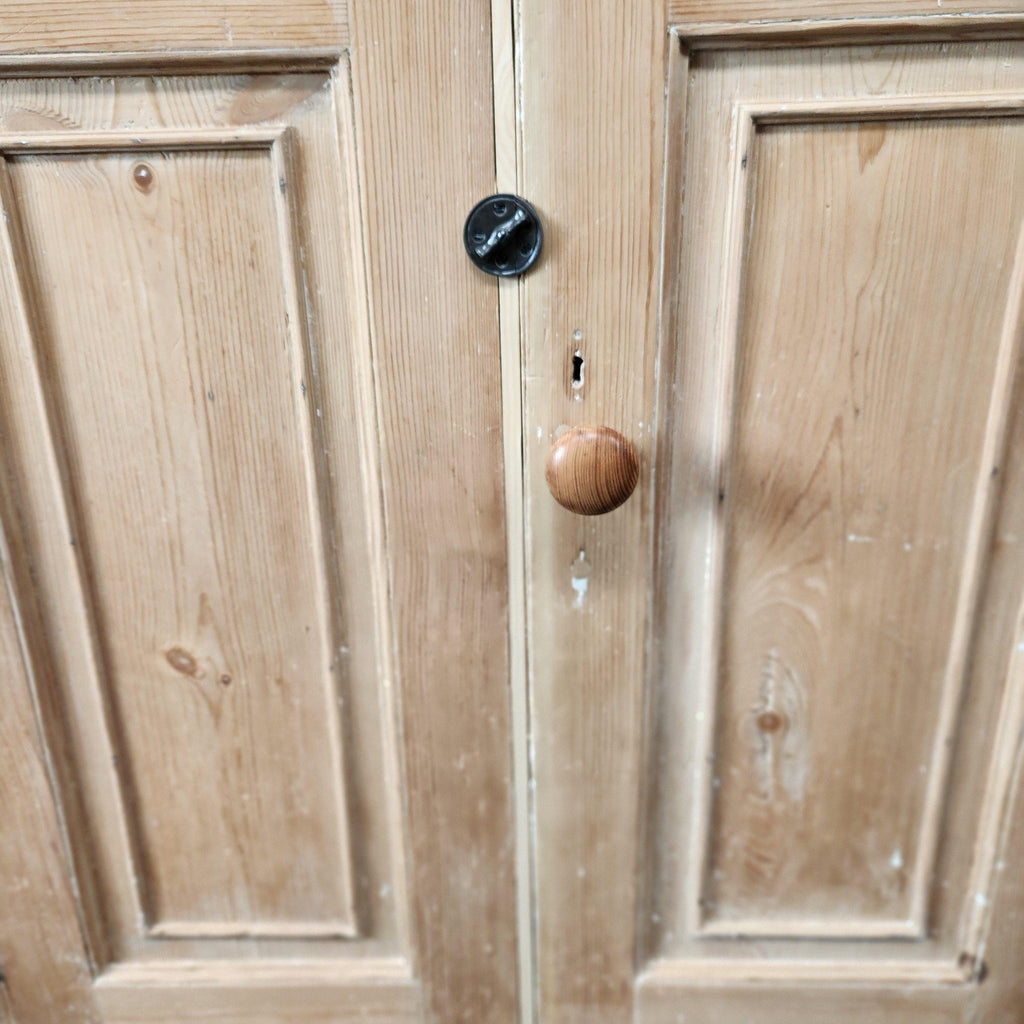 Georgian Stripped Pine Housekeepers Cupboard